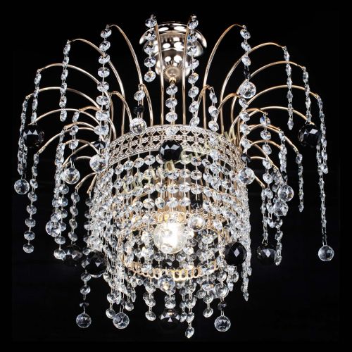 Люстра Агата Венеция №1 черная в Ижевске Гусь Хрустальный