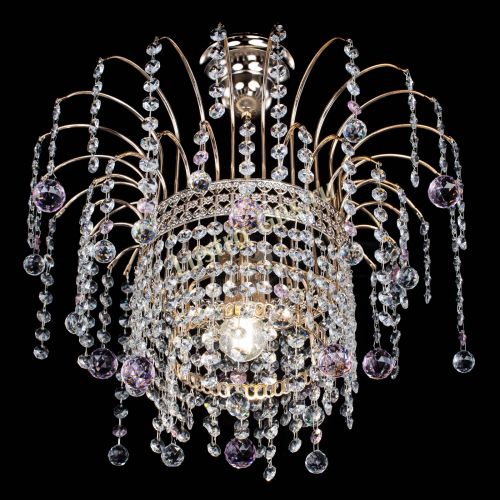 Люстра Агата Венеция №1 розовая в Ижевске Гусь Хрустальный