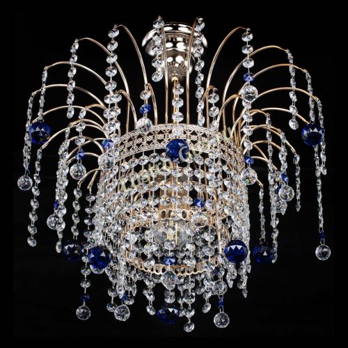 Люстра Агата Венеция №1 синяя в Ижевске Гусь Хрустальный