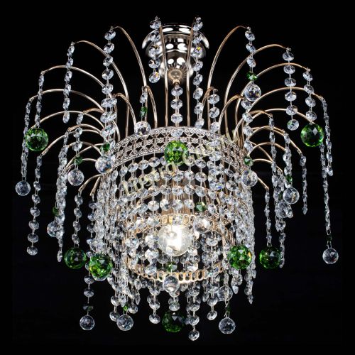 Люстра Агата Венеция №1 зеленая в Ижевске Гусь Хрустальный