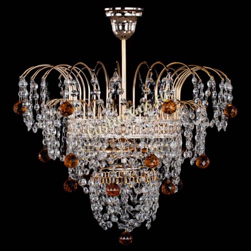 Люстра Агата Венеция №2 - 3 лампы чайная в Ижевске Гусь Хрустальный