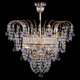 Люстра Агата Венеция №2 - 3 лампы фиолетовая в Ижевске