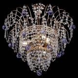 Люстра Агата Венеция №2 - 3 лампы фиолетовая в Ижевске