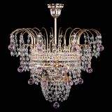 Люстра Агата Венеция №2 - 3 лампы розовая в Ижевске