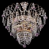 Люстра Агата Венеция №2 - 3 лампы розовая в Ижевске