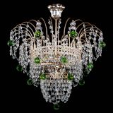 Люстра Агата Венеция №2 - 3 лампы зеленая в Ижевске