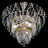 Люстра Агата Венеция №2 - 3 лампы зеленая в Ижевске