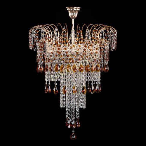 Люстра Агата Венеция №4 длинная Чайная в Ижевске Гусь Хрустальный