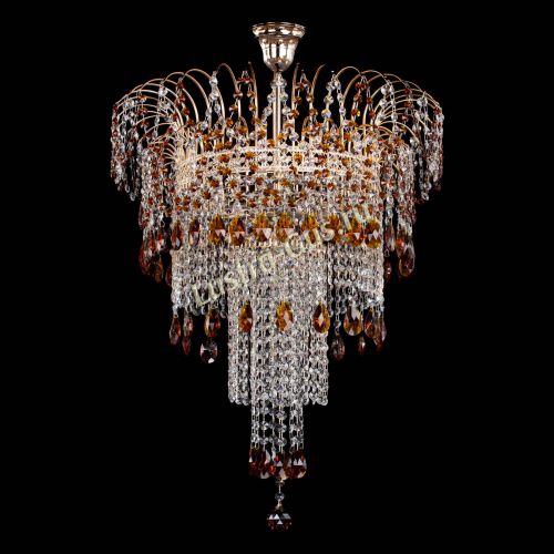 Люстра Агата Венеция №4 длинная Чайная в Ижевске Гусь Хрустальный