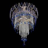 Люстра Агата Венеция №4 длинная Синяя в Ижевске