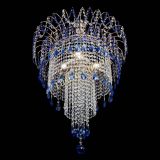Люстра Агата Венеция №4 длинная Синяя в Ижевске