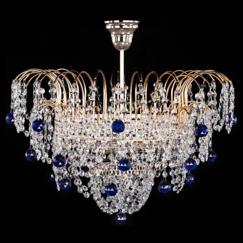 Люстра Агата Венеция №4 шар синяя в Ижевске Люстра Агата Венеция №4 шар синяя в Ижевске