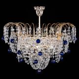 Люстра Агата Венеция №4 шар синяя в Ижевске Люстра Агата Венеция №4 шар синяя в Ижевске