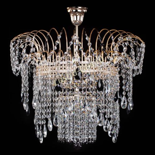 Люстра Агата Венеция №4 черная в Ижевске Гусь Хрустальный