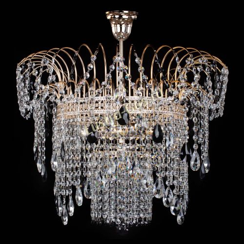 Люстра Агата Венеция №4 черная в Ижевске Гусь Хрустальный