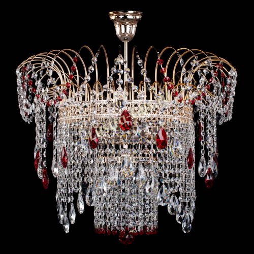 Люстра Агата Венеция №4 красная в Ижевске Люстра Агата Венеция №4 красная в Ижевске