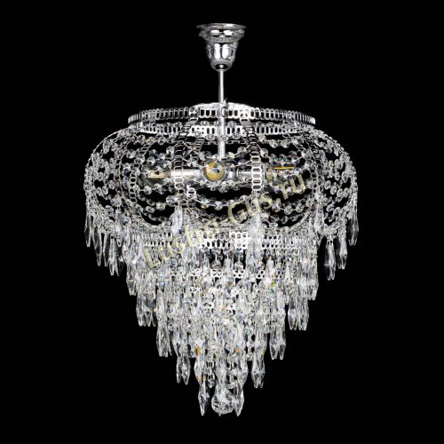 Люстра Альфа №5 с подвесом в Ижевске Гусь Хрустальный