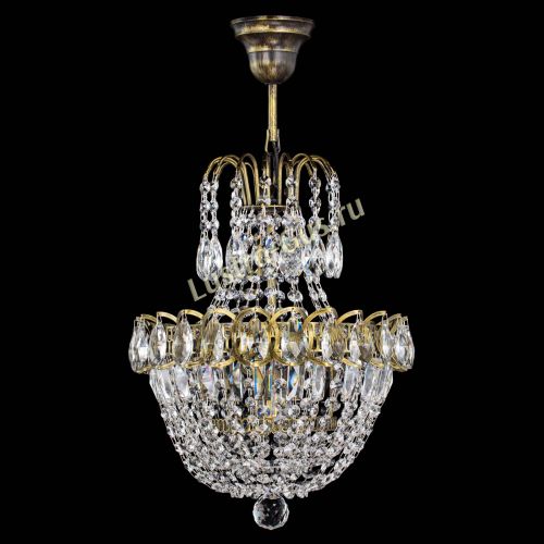 Люстра Астра №1 с подвесом под бронзу в Ижевске Гусь Хрустальный