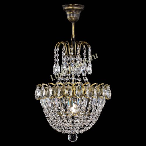 Люстра Астра №1 с подвесом под бронзу в Ижевске Гусь Хрустальный