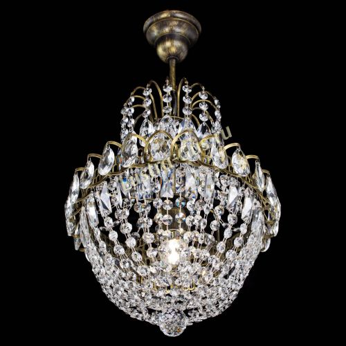 Люстра Астра №1 с подвесом под бронзу в Ижевске Гусь Хрустальный