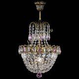 Люстра Астра №1 с подвесом под бронзу Розовая в Ижевске