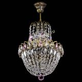 Люстра Астра №1 с подвесом под бронзу Розовая в Ижевске