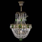 Люстра Астра №1 с подвесом под бронзу Зеленая в Ижевске