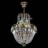 Люстра Астра №1 с подвесом под бронзу Зеленая в Ижевске