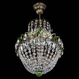 Люстра Астра №1 с подвесом под бронзу Зеленая в Ижевске