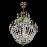 Люстра Астра №1 с подвесом под бронзу Зеленая в Ижевске