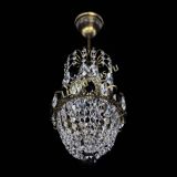 Люстра Астра №1 узкая черная под бронзу в Ижевске