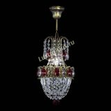 Люстра Астра №1 узкая красная под бронзу в Ижевске