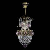 Люстра Астра №1 узкая розовая под бронзу в Ижевске