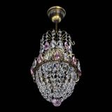 Люстра Астра №1 узкая розовая под бронзу в Ижевске