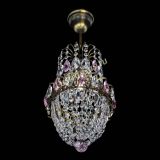 Люстра Астра №1 узкая розовая под бронзу в Ижевске