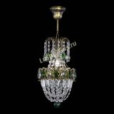 Люстра Астра №1 узкая зеленая под бронзу в Ижевске