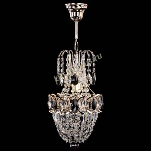 Люстра Астра №1 узкая черная в Ижевске Гусь Хрустальный