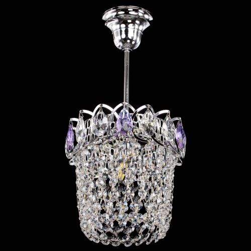 Люстра Астра ажур №1 фиолетовая в Ижевске Гусь Хрустальный