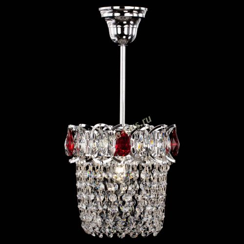 Люстра Астра ажур №1 красная в Ижевске Гусь Хрустальный