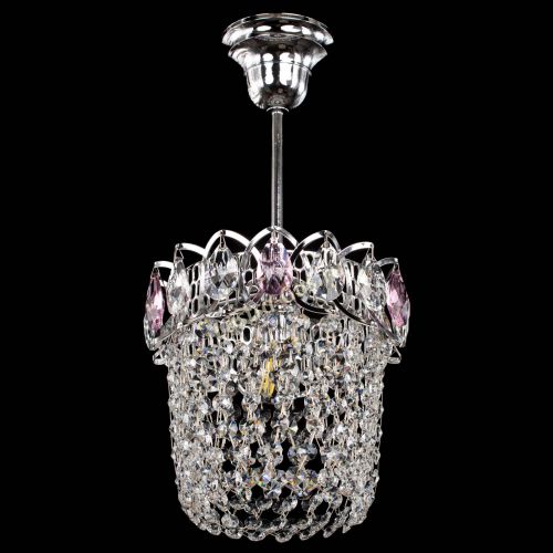 Люстра Астра ажур №1 розовая в Ижевске Гусь Хрустальный