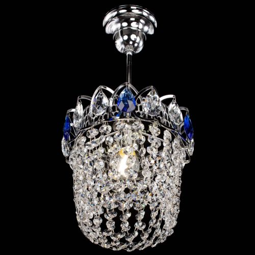 Люстра Астра ажур №1 синяя в Ижевске Гусь Хрустальный