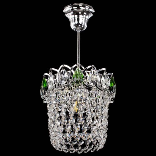 Люстра Астра ажур №1 зеленая в Ижевске Гусь Хрустальный