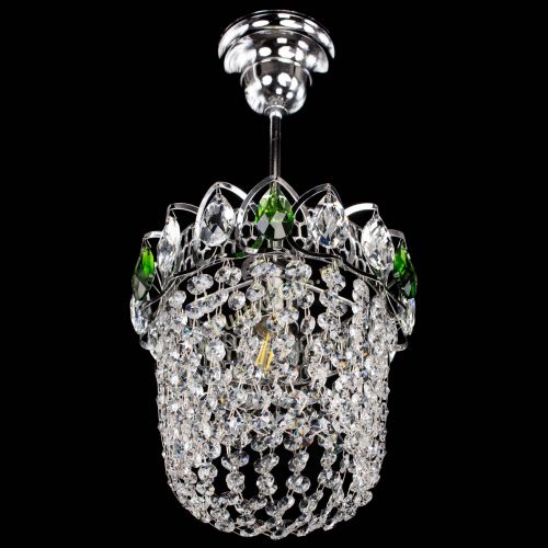 Люстра Астра ажур №1 зеленая в Ижевске Гусь Хрустальный