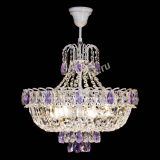 Люстра Астра Белая с подвесом фиолетовая в Ижевске