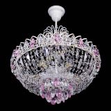 Люстра Астра Белая с подвесом розовая в Ижевске Люстра Астра Белая с подвесом розовая в Ижевске