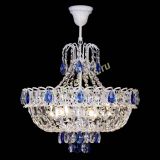 Люстра Астра Белая с подвесом синяя в Ижевске