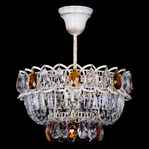 Люстра Астра Бутон №1 Чайная - белая с подвесом в Ижевске Гусь Хрустальный