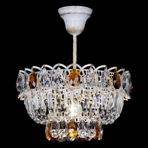 Люстра Астра Бутон №1 Чайная - белая с подвесом в Ижевске Гусь Хрустальный