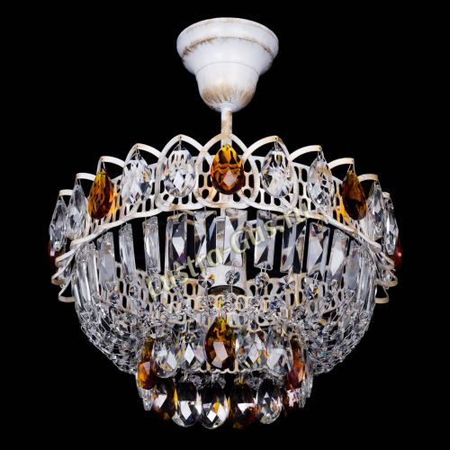 Люстра Астра Бутон №1 Чайная - белая с подвесом в Ижевске Гусь Хрустальный