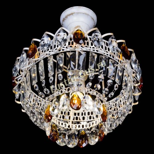 Люстра Астра Бутон №1 Чайная - белая с подвесом в Ижевске Гусь Хрустальный